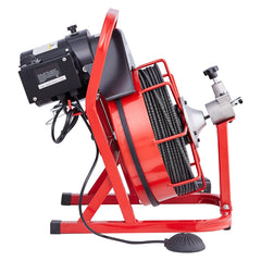 Drain Cleaner Machine Electric Drain Auger 50FT x 3/10 In Auto Feed