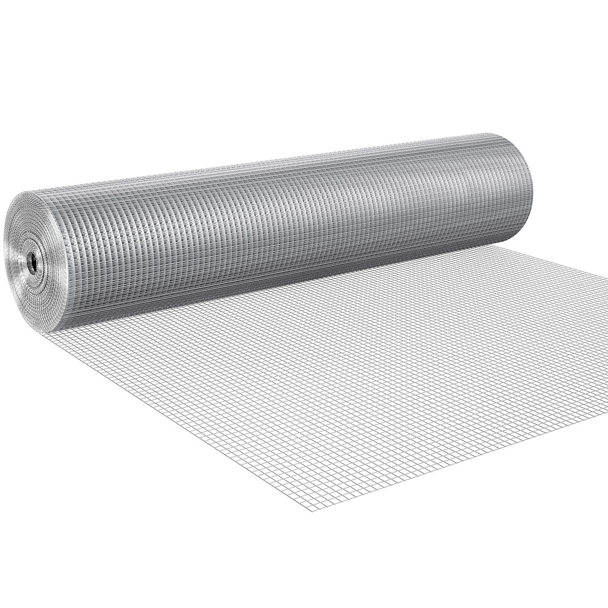 Hardware Cloth, 1/2 inch 48in x 100 ft 19 Gauge, Hot Dipped Galvanized Wire Mesh Roll, Chicken Wire Fencing, Wire Mesh for Rabbit Cages, Garden, Small Rodents
