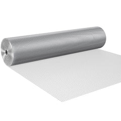 Hardware Cloth, 1/2 inch 48in x 100 ft 19 Gauge, Hot Dipped Galvanized Wire Mesh Roll, Chicken Wire Fencing, Wire Mesh for Rabbit Cages, Garden, Small Rodents
