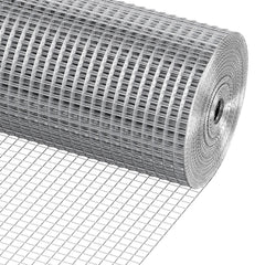 Hardware Cloth, 1/2 inch 48in x 100 ft 19 Gauge, Hot Dipped Galvanized Wire Mesh Roll, Chicken Wire Fencing, Wire Mesh for Rabbit Cages, Garden, Small Rodents