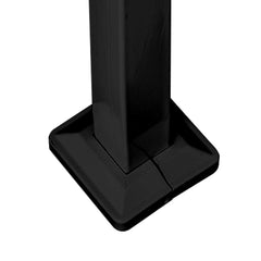 4-Step Handrail Fits 1 or 4 Steps Matte Black Stair Rail Wrought Iron Handrail with Installation Kit Hand Rails for Outdoor Steps