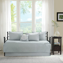 6 Piece Reversible Daybed Cover Set Grey Daybed