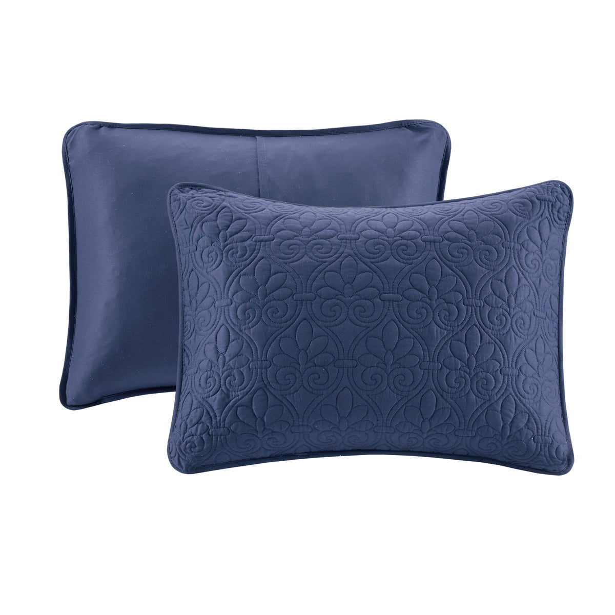 Reversible Quilt Set Navy King/Cal King