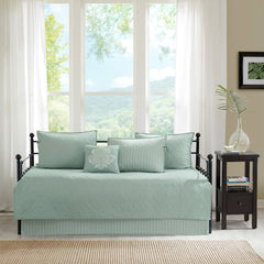 6 Piece Reversible Daybed Cover Set Seafoam Daybed