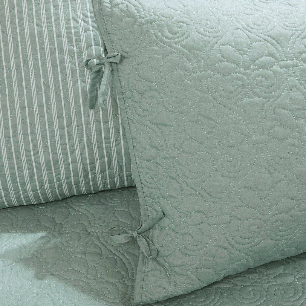 6 Piece Reversible Daybed Cover Set Seafoam Daybed