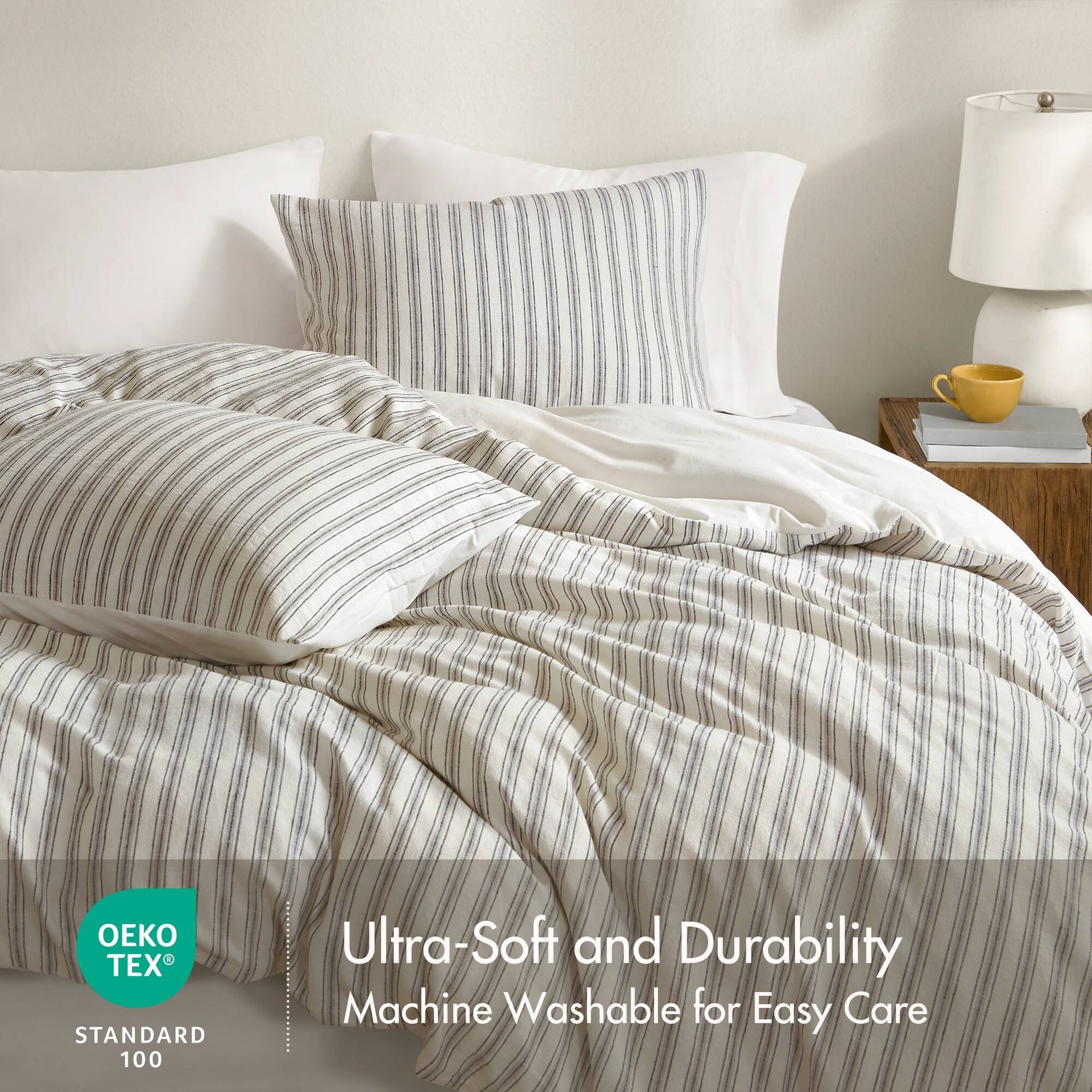 3 PCS King Duvet Set Tan