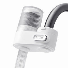 Faucet Mount Water Filter Sink Water Purifier for Kitchen Vertical White