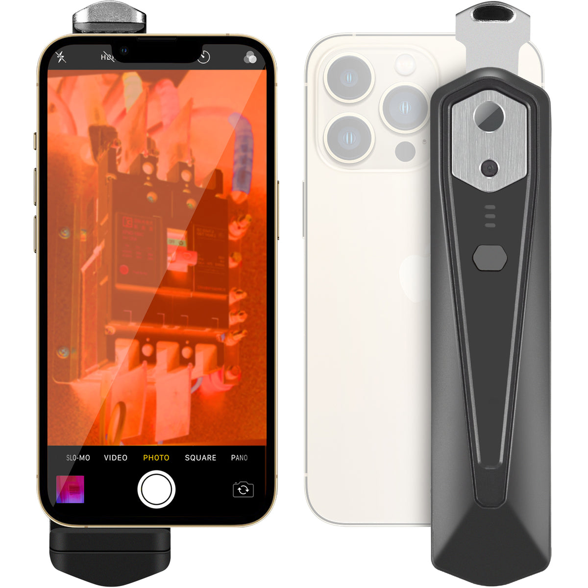 Thermal Imaging Camera for Android & IOS, 256 x 192 IR High Resolution, Wireless Infrared Thermal Imager with WiFi & Visual Camera, 25Hz Refresh Rate Thermal Camera for Smartphone, -4°F-1022°F