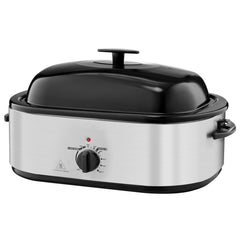 Electric Roaster Oven 22QT Electric Roasting Pan with Self-Basting Lid
