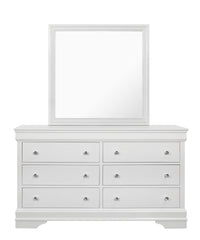 SHAKER CROCODILE METALLIC WHITE DRESSER