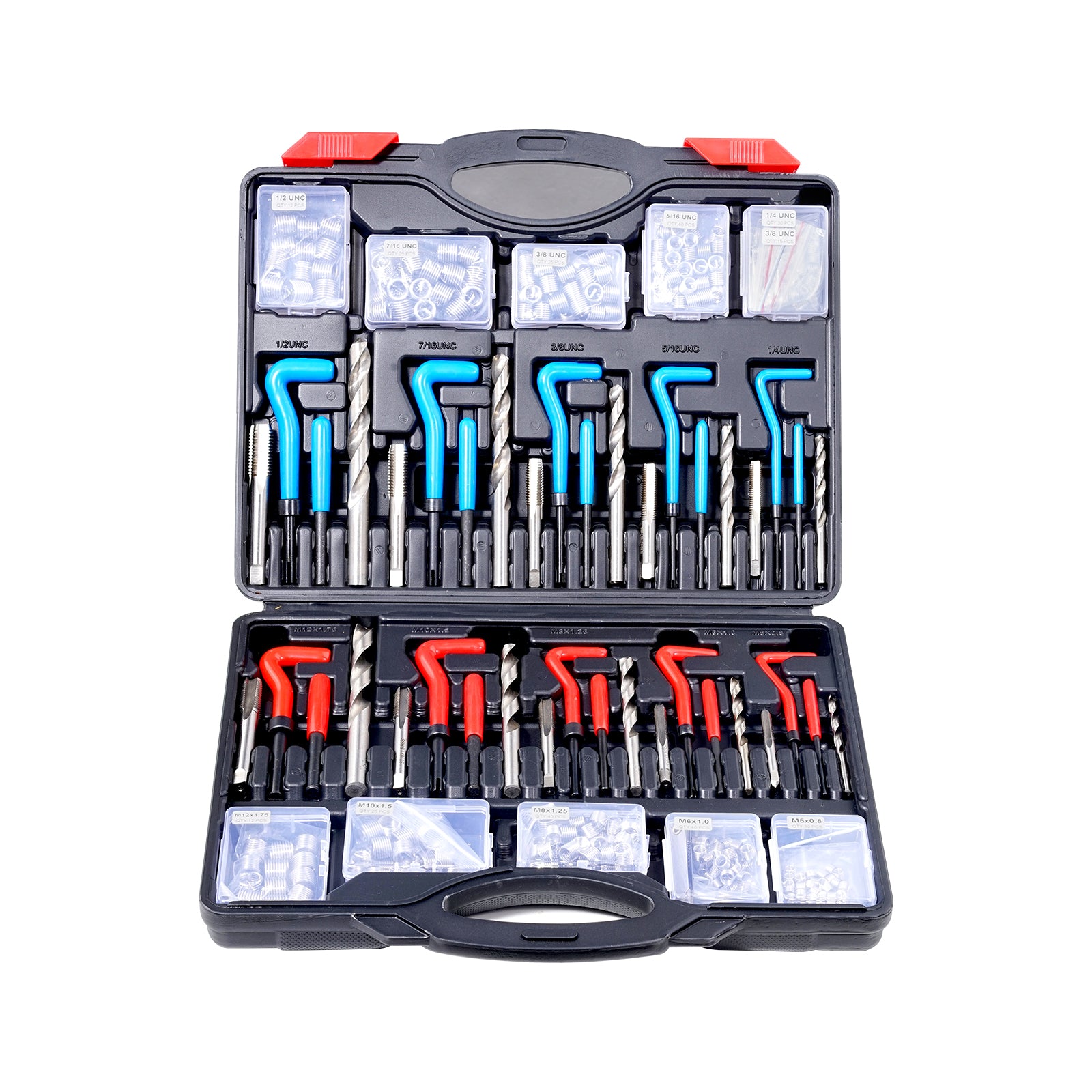 Helicoil Thread Repair Kit 338-Piece SAE and Metric Rethreading Tool Kit