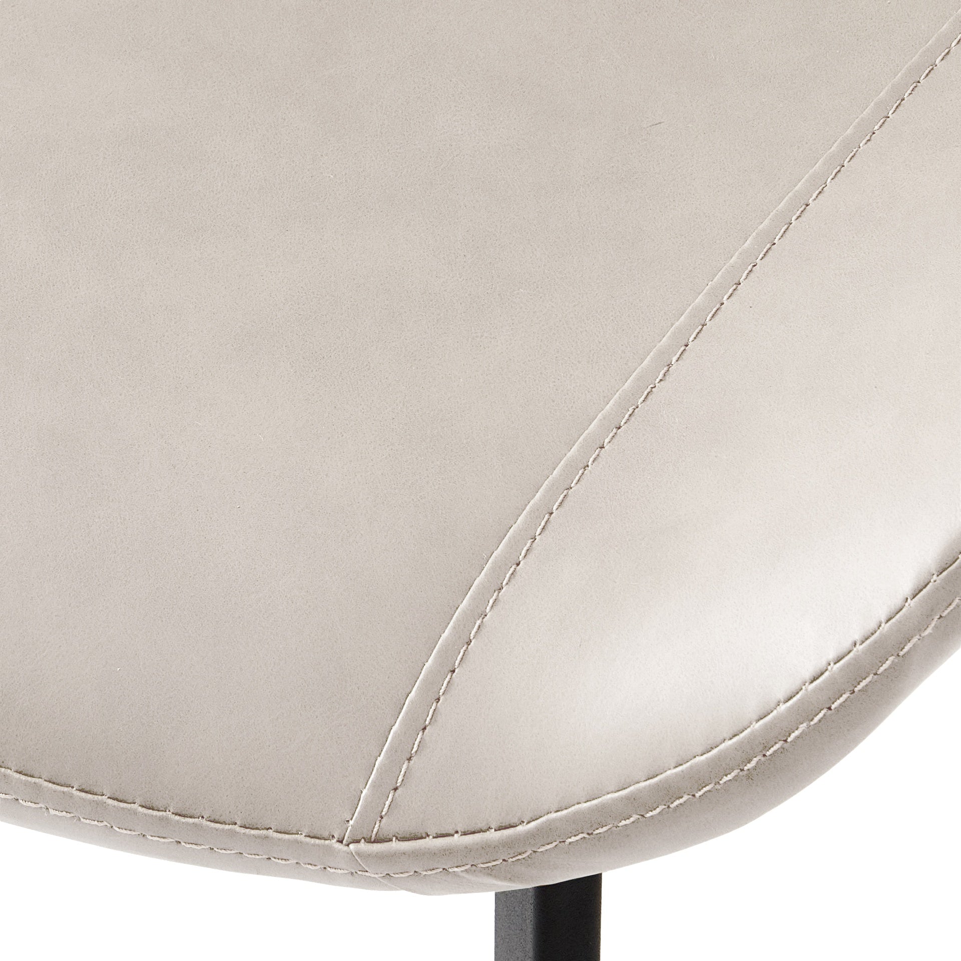Dining Chairs 4PCS, Modern Kitchen & Dining Room Chairs, Upholstered Faux Leather Cushion Seat and Sturdy Metal Legs