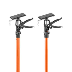 Cabinet Jack Support Pole, 2-Pack, 21.3-60 Inch Steel Telescopic Quick Support Rod, Adjustable 3rd Hand System up to 154 lbs Capacity for Installing Cabinets, Lifting Drywall, Cargo Bars