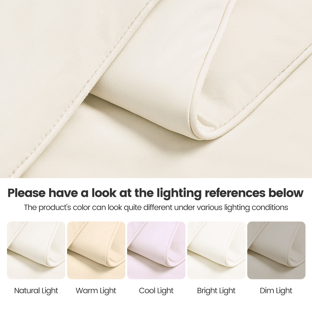 1-Piece 90x90" Cooling DA Comforter,Ivory