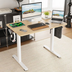 STARY Electric Standing Desk Adjustable Height Sit Stand Home Office Desk with Splice Board