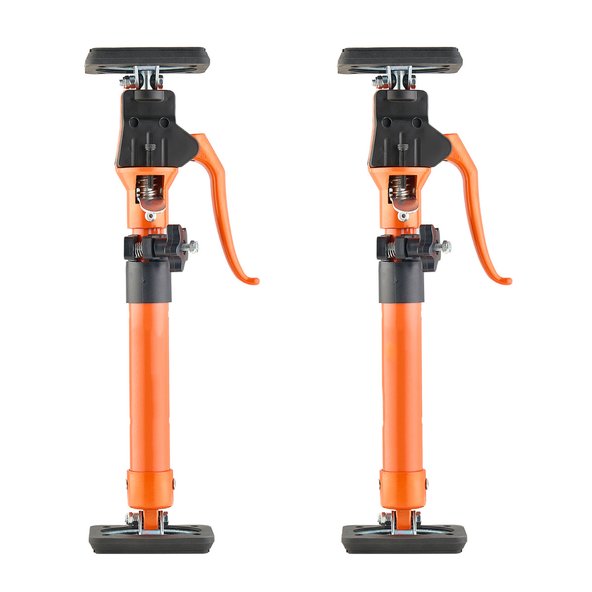 Cabinet Jack Support Pole, 2-Pack, 15.75-23.6 Inch Steel Telescopic Quick Support Rod, Adjustable 3rd Hand System up to 220 lbs Capacity for Installing Cabinets, Lifting Drywall, Cargo Bars