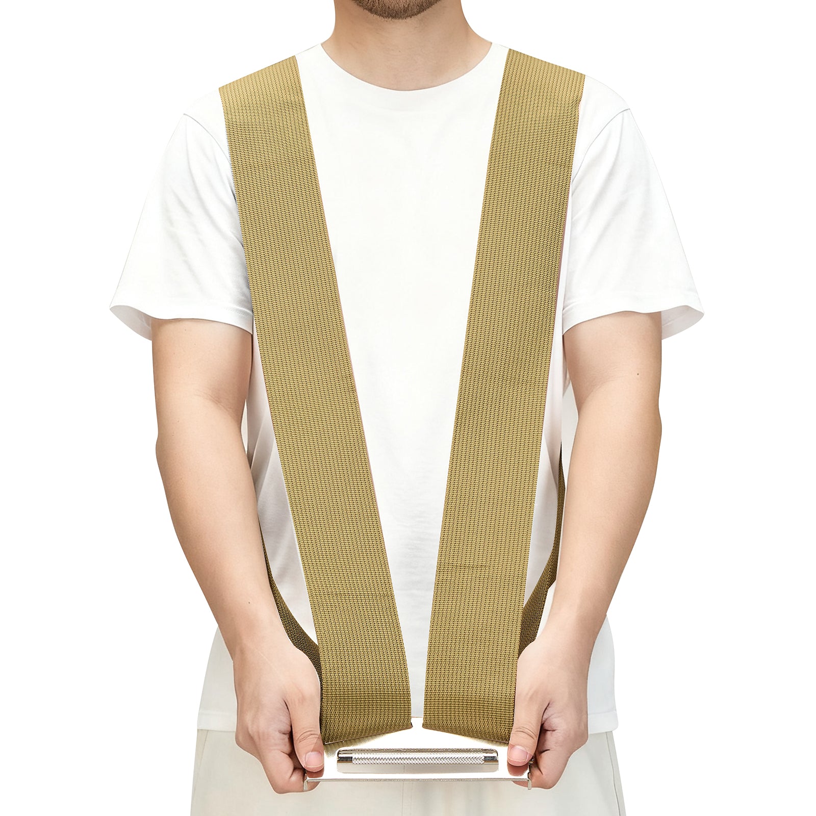 Moving Straps, 2-Person Lifting and Moving System with 2 Harness Straps, 1 Load-bearing Strap & 1 Handheld Strap, Adjustable Lifting Shoulder Straps Move Furniture Appliances Mattresses