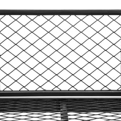 900 Lbs Heavy Duty Steel Garden Cart, Garden Wagon Cart on Wheels, Outdoor Metal Yard Utility Wagon Carts with 10" Tires and Mesh Removable Sides(Convert to Flatbed) and 180°Rotating Handle