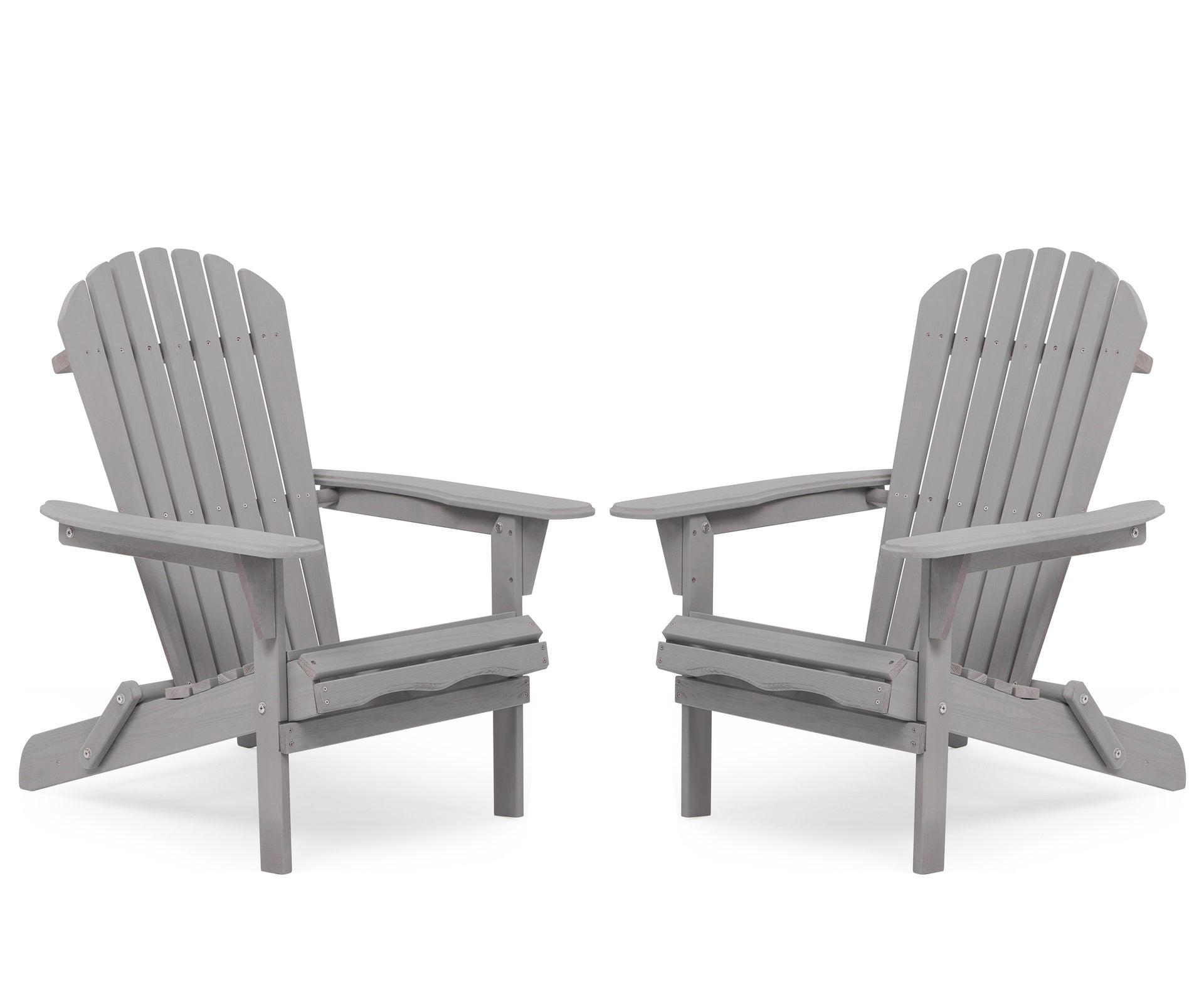 Wood Lounge Patio Chair for Garden Outdoor Wooden Folding Adirondack Chair Set of 2 Solid Wood Lounge Patio Chair for Garden, Lawn, Backyard,