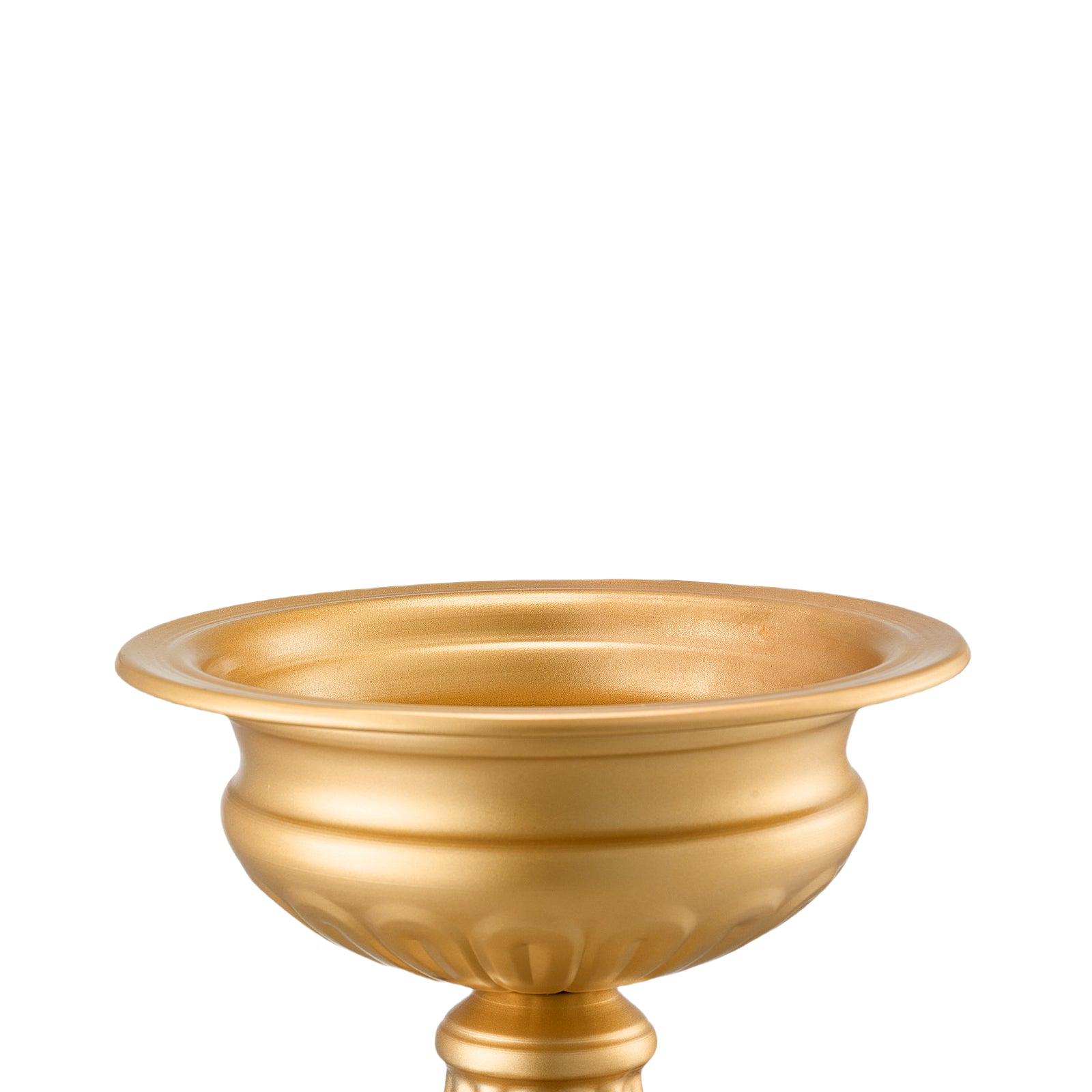 10PCS 16cm 6.3 Tall Wedding Flower Vase, Metal Wedding Centerpiece, Gold Floral Arrangement Stand Display Rack for Tables Wedding Dinner Party, Anniversary Ceremony Birthday Event Decor