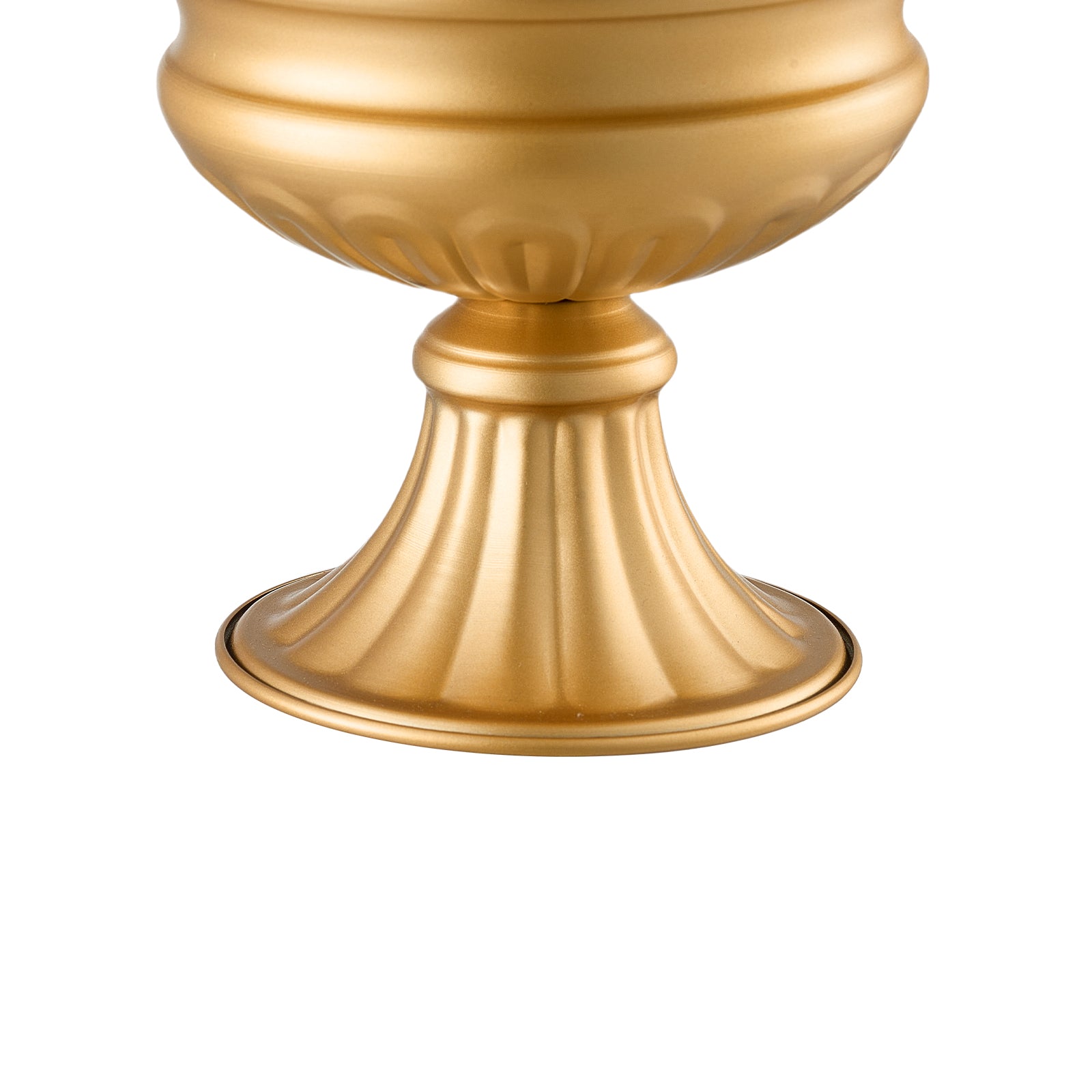 10PCS 16cm 6.3 Tall Wedding Flower Vase, Metal Wedding Centerpiece, Gold Floral Arrangement Stand Display Rack for Tables Wedding Dinner Party, Anniversary Ceremony Birthday Event Decor