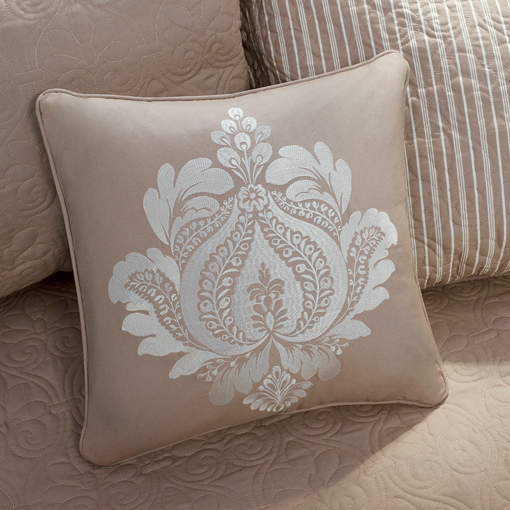 6 Piece Reversible Daybed Cover Set Khaki Daybed