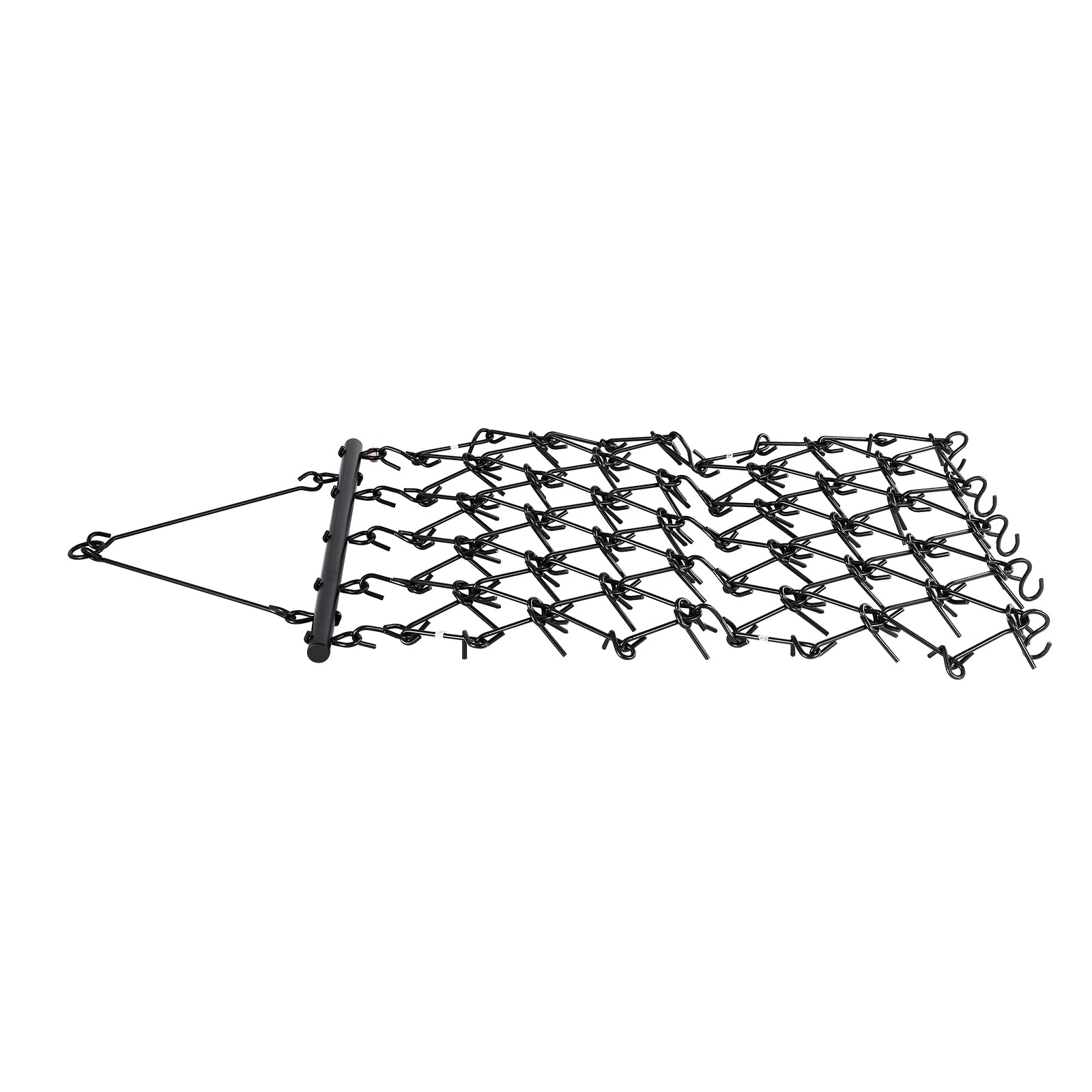 Drag Harrow 7 x 3.7 ft Chain Harrow ATV Lawn Rake for Landscape Leveling