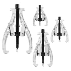 4Pcs 3 Jaw Gear Puller Set Gear Pulley Bearing Puller 3 in/4 in/6 in/8 in