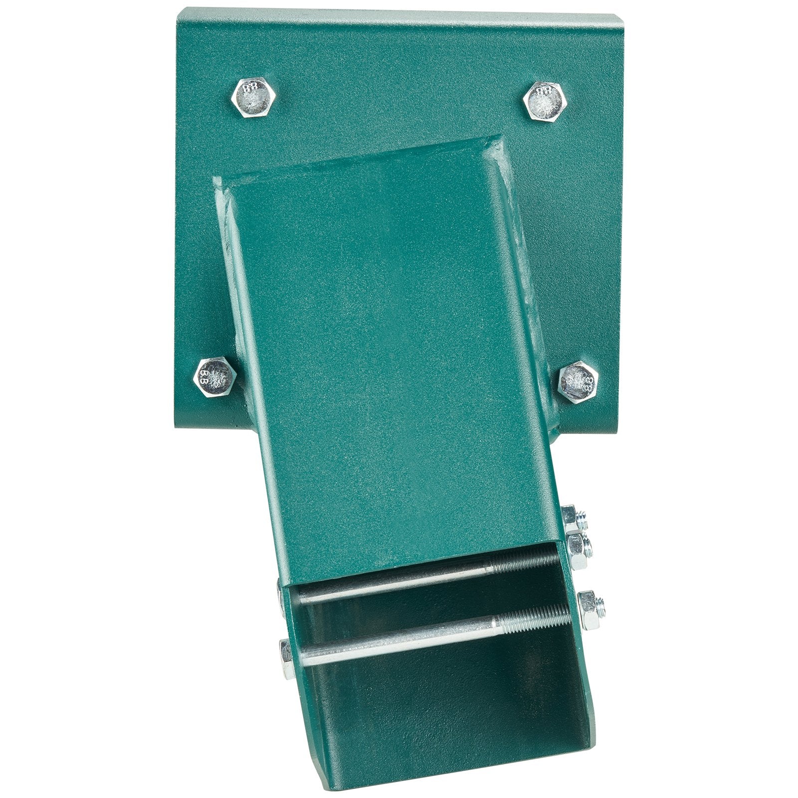 A-Frame Middle Swing Set Brackets, Heavy Duty Carbon Steel Swing Set Hardware with Mounting Hardware, DIY Swing Set Bracket Swing Set Kit for 4x4 Legs & 4x6 Beam, Green (2 Pcs)