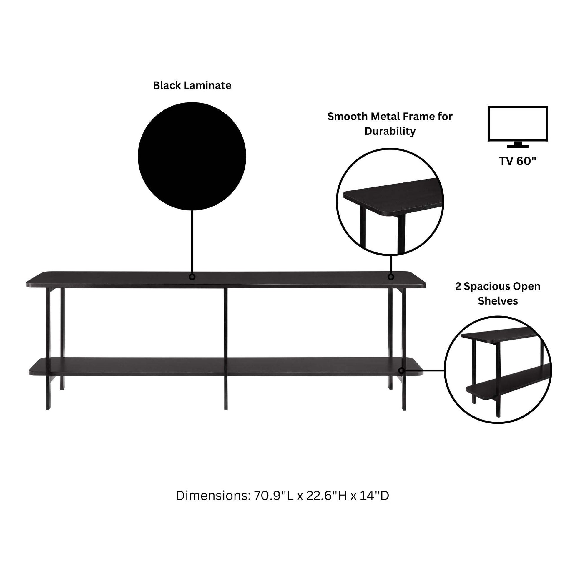 Console Table in Black