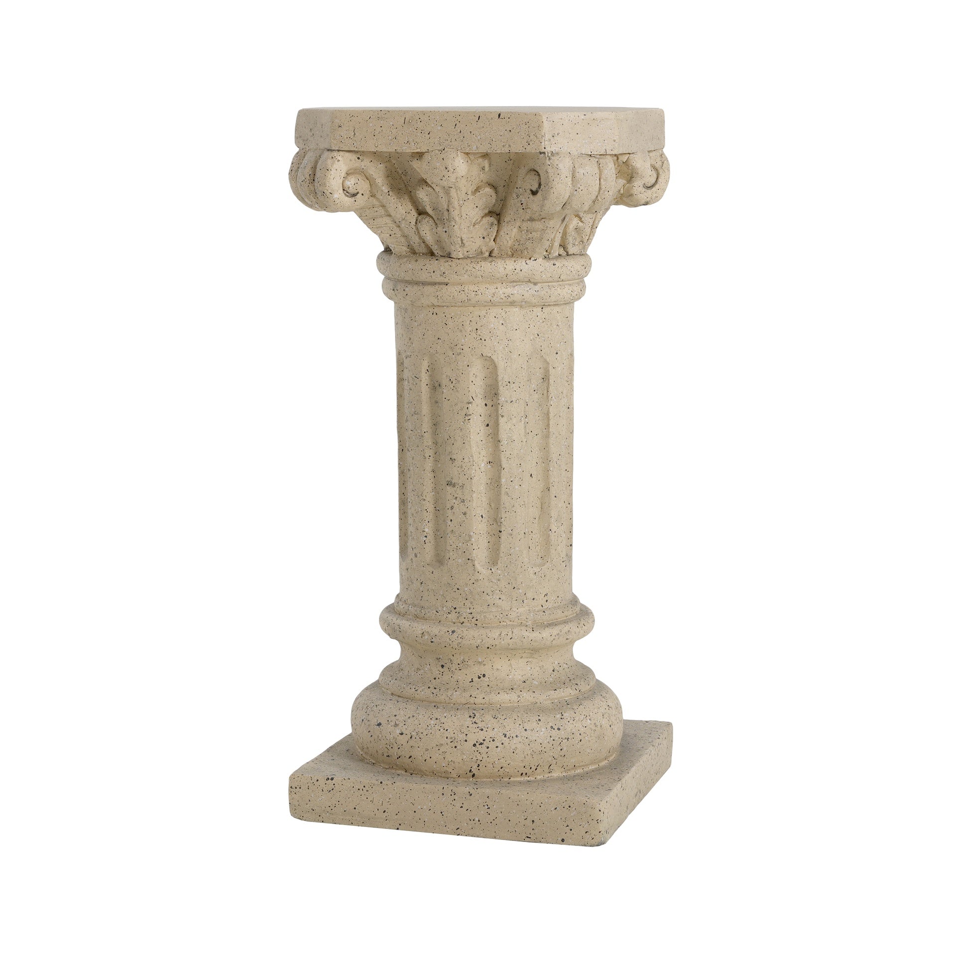 Pedestal Column Plant Stand, 26.25 Inch, Indoor and Outdoor