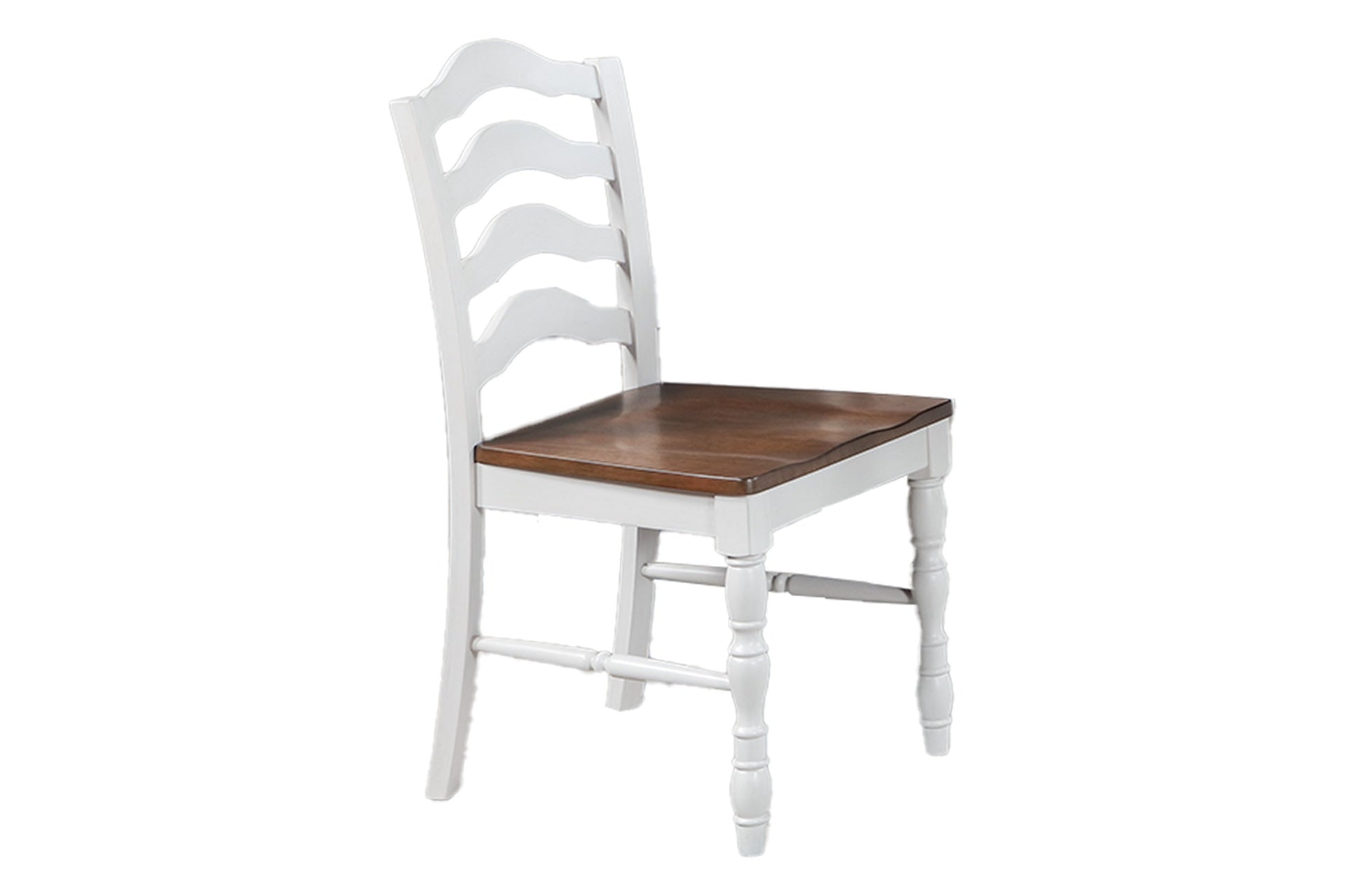 White 5-Pcs Dining Set Dining Table Chairs Unique Legs Natural wood Grain Look Top Kitchen Table