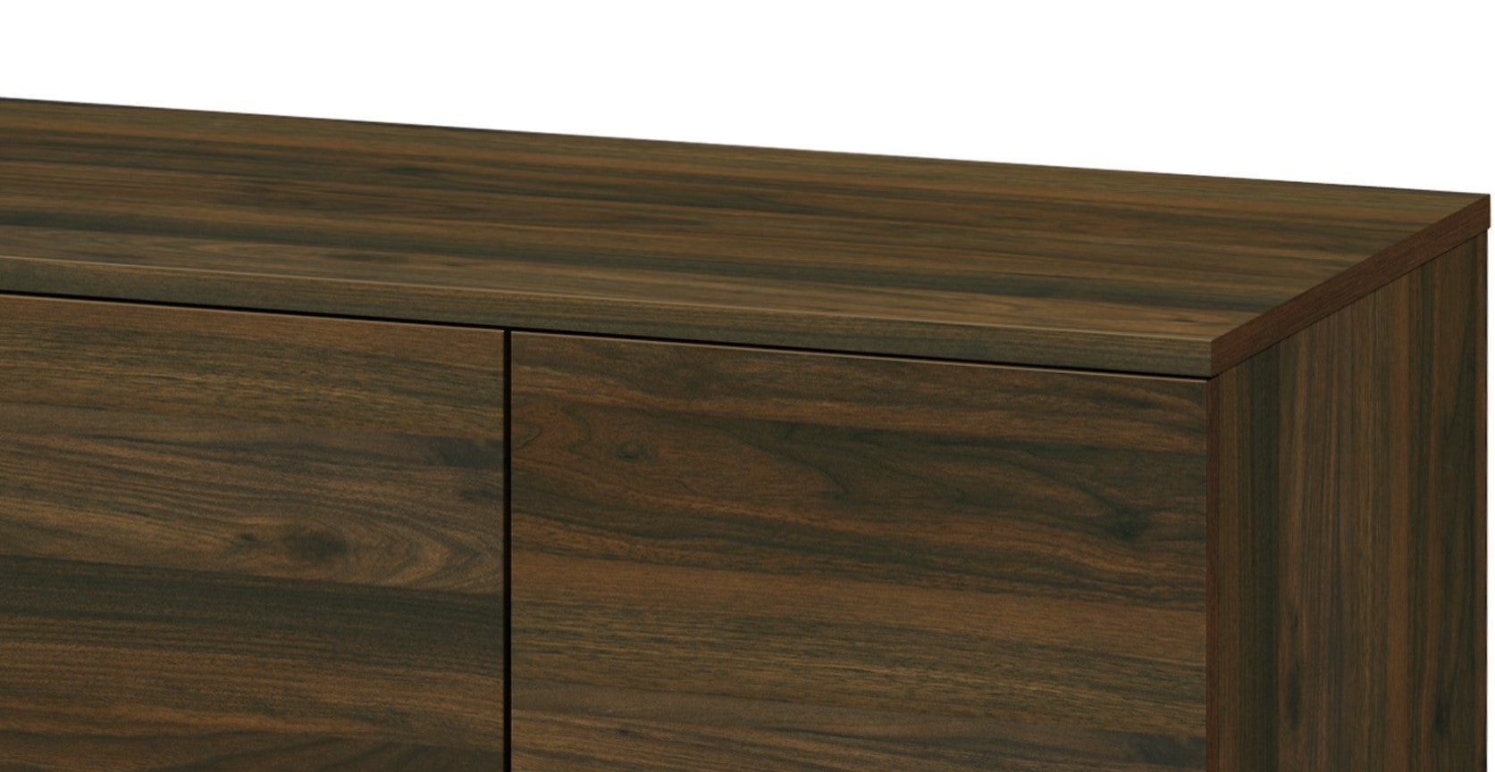 Amidon TV Stand for TVs up to 47.3", with 2 Storage Shelves& 1 Cabinet, Modern Entertainment Centre for TV in Living Room in Walnut