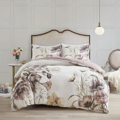 Full/Queen 3 Piece Cotton Printed Duvet Cover Set