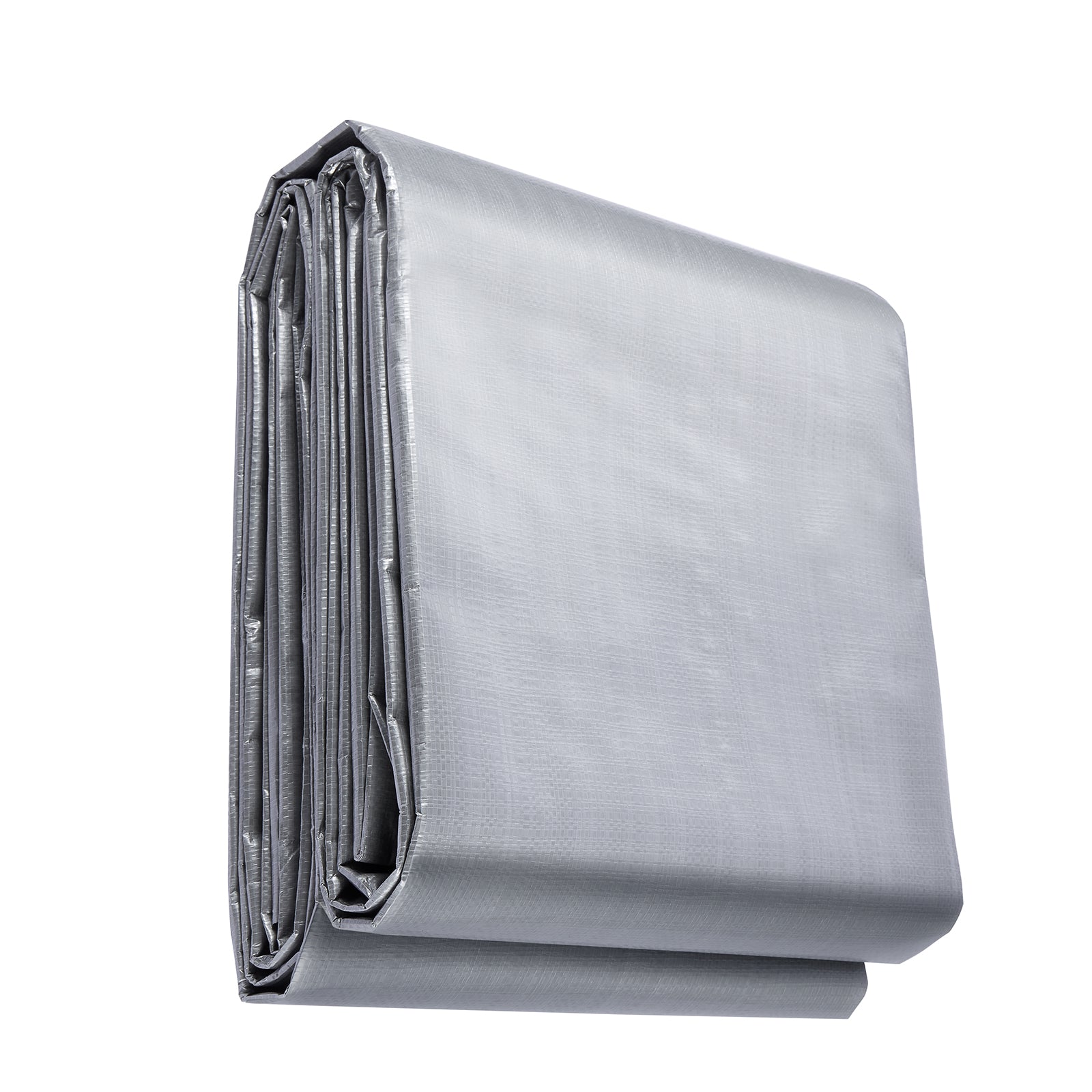 Tarp Waterproof 20x30 ft, Plastic Poly Tarp Cover 10 Mil, Multi Purpose Tear UV and Temperature Resistant Outdoor Tarpaulin with High Durability Reinforced Grommets (Silver/Brown)