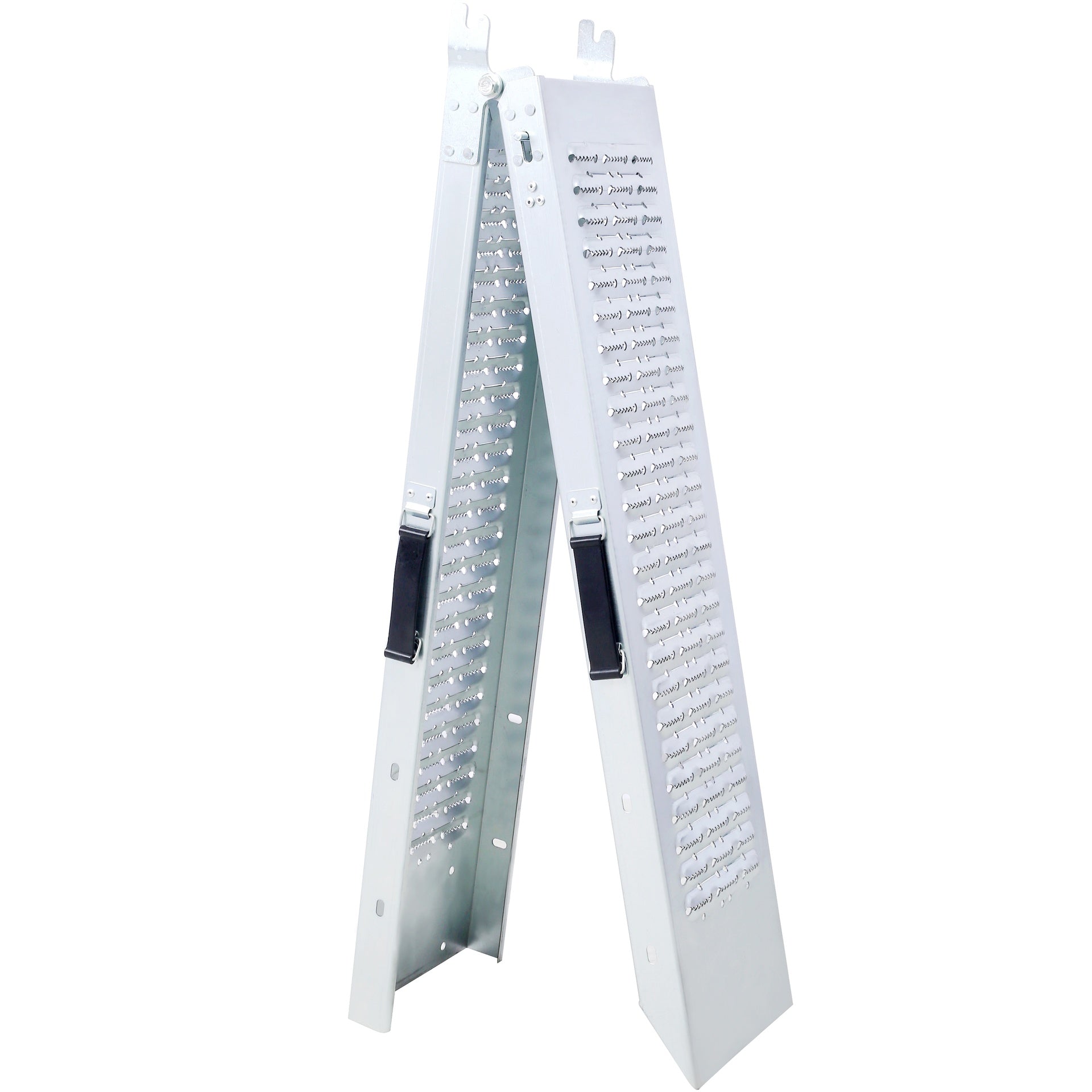 Loading Ramps Pack of 2 Folding Ramp, 950 lbs Max Folding Ramp for Moto and Bike Access ramp, Resistant and Convenient Size 71''