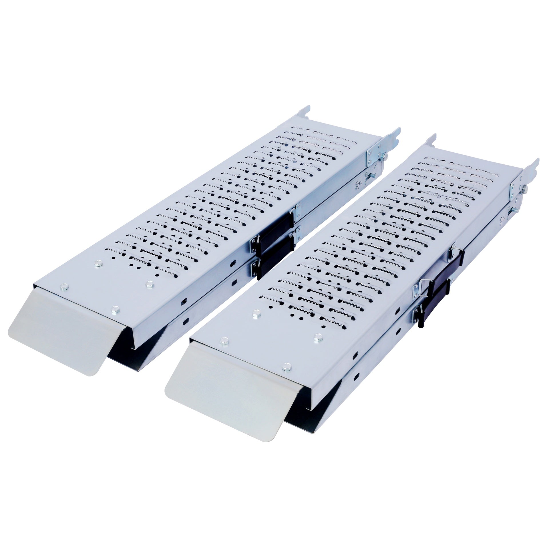 Loading Ramps Pack of 2 Folding Ramp, 950 lbs Max Folding Ramp for Moto and Bike Access ramp, Resistant and Convenient Size 71''