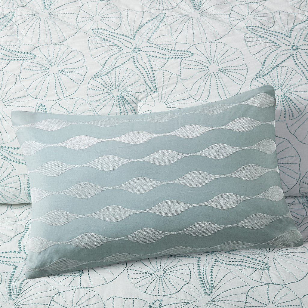 Oblong Pillow Blue 12x20"
