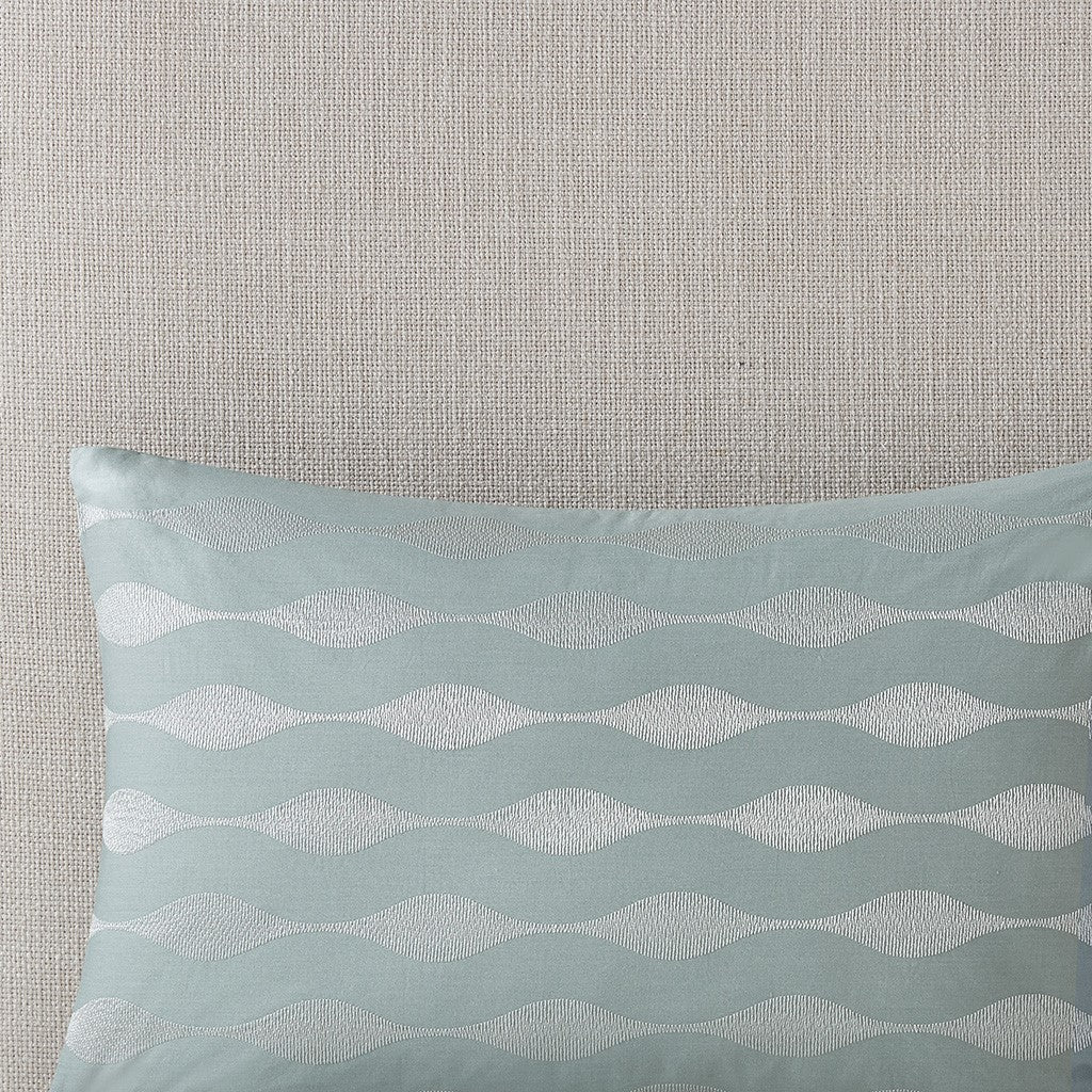Oblong Pillow Blue 12x20"