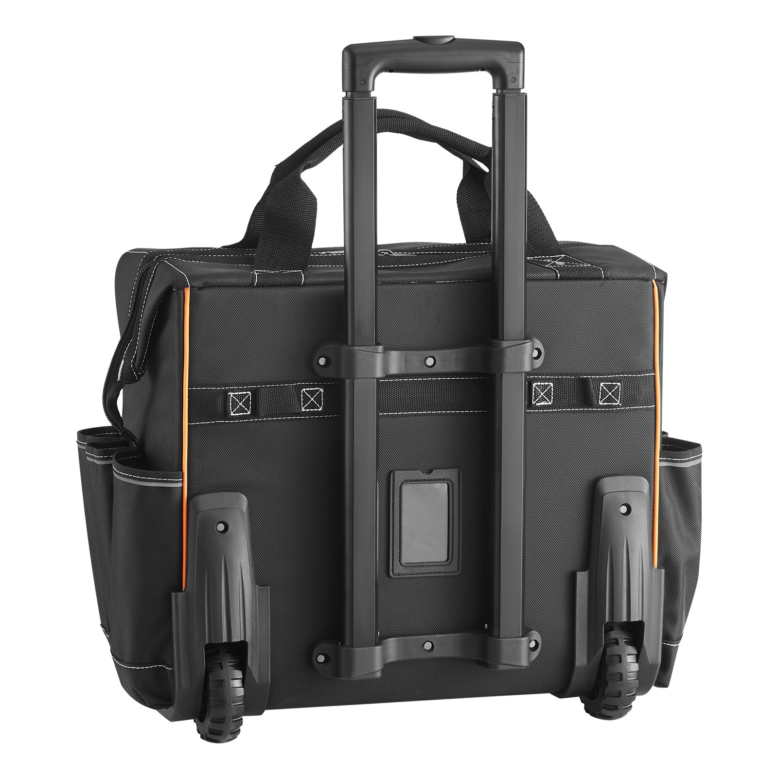 Rolling Tool Bag 25 Pockets Heavy Duty Roller Tool Bag Telescoping Handle