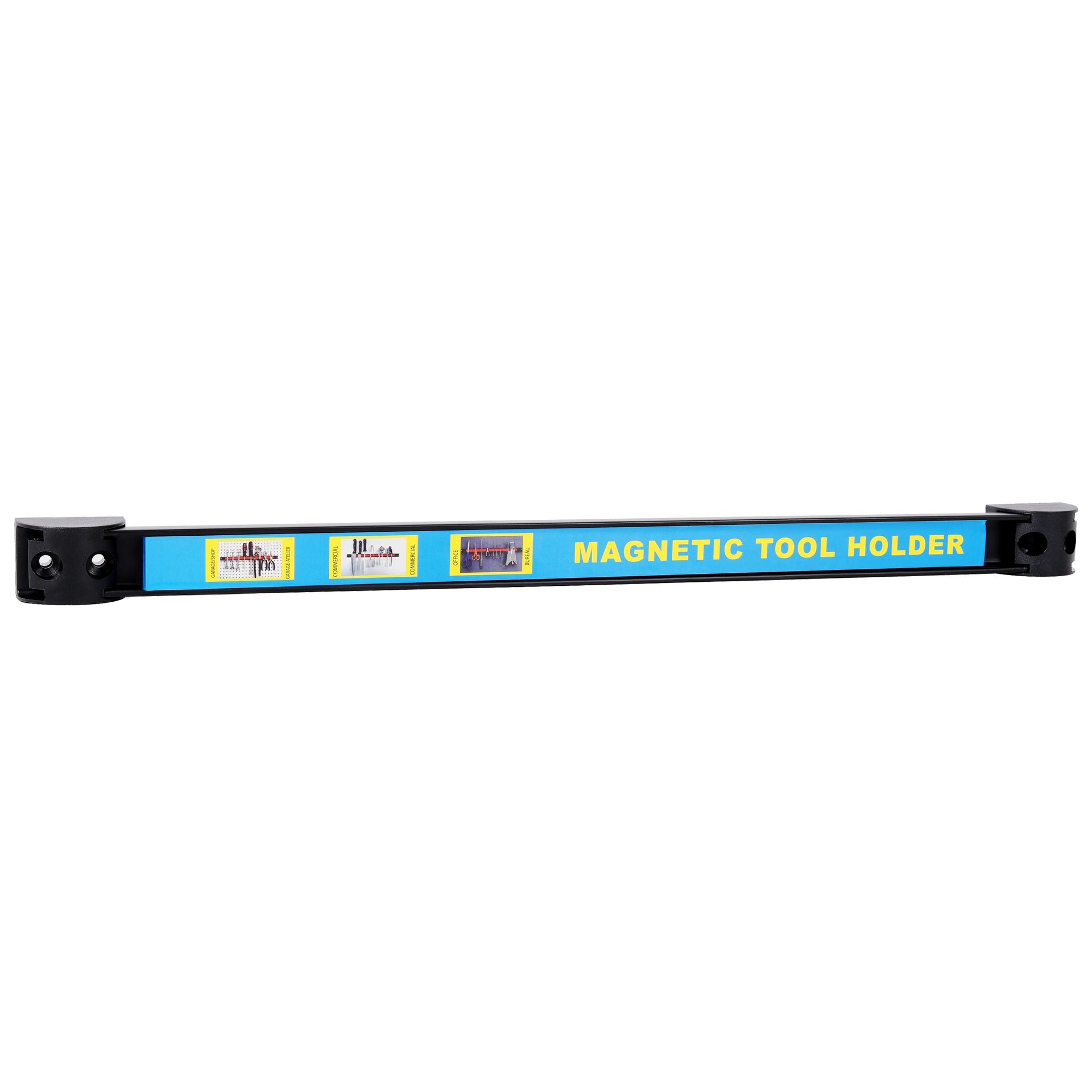 6PACK 18inch Heavy Duty Magnet Tool Bar,Magnetic Tool Holder,Magnetic Tool Holder Strip,for Workshop Garage,Mounting Screws Included