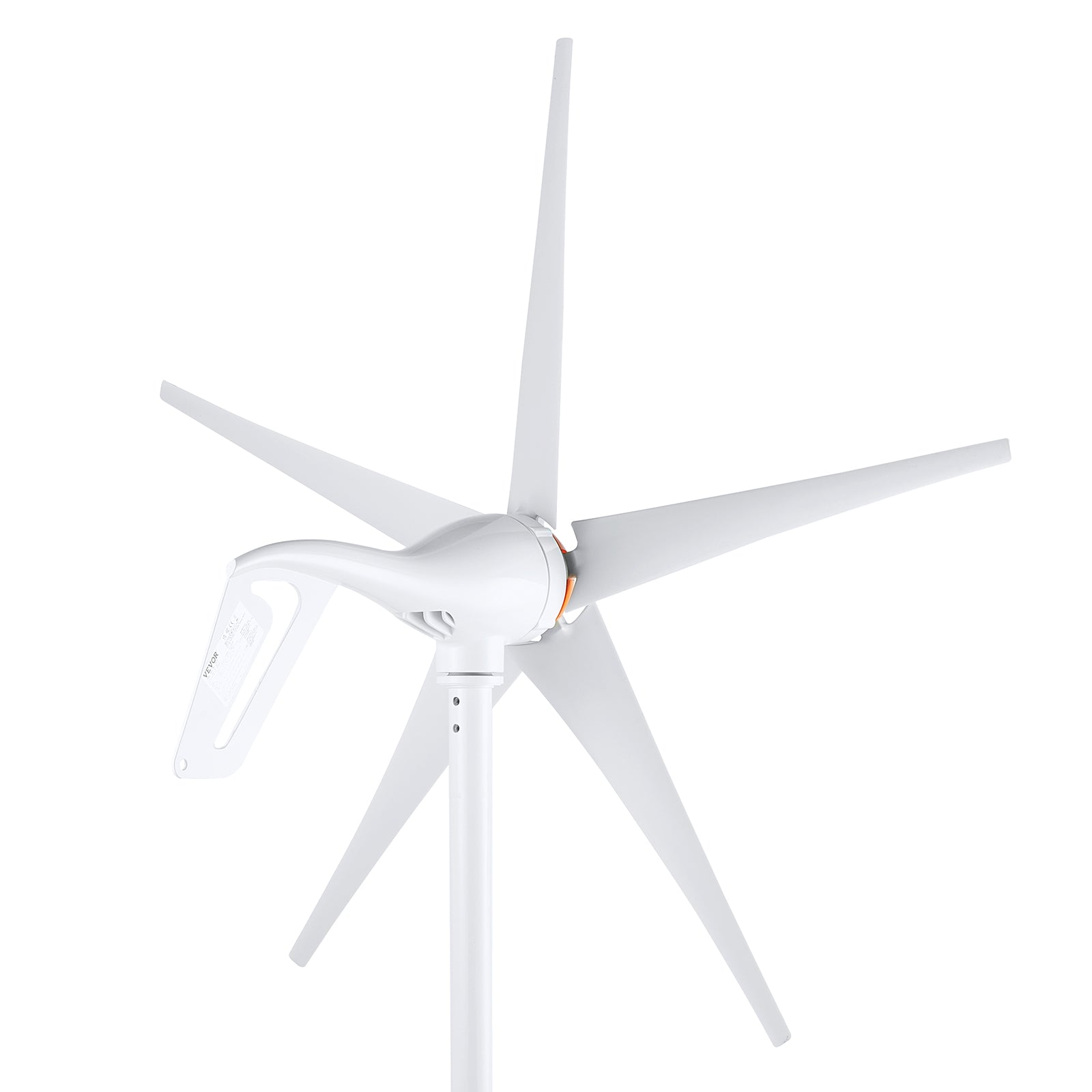 500W Wind Turbine Generator, 12V Wind Turbine Kit, 5-Blade Wind Power Generator with MPPT Controller, Adjustable Windward Direction & 2.5m/s Start Wind Speed, Suitable for Home, Farm, RVs, Boats