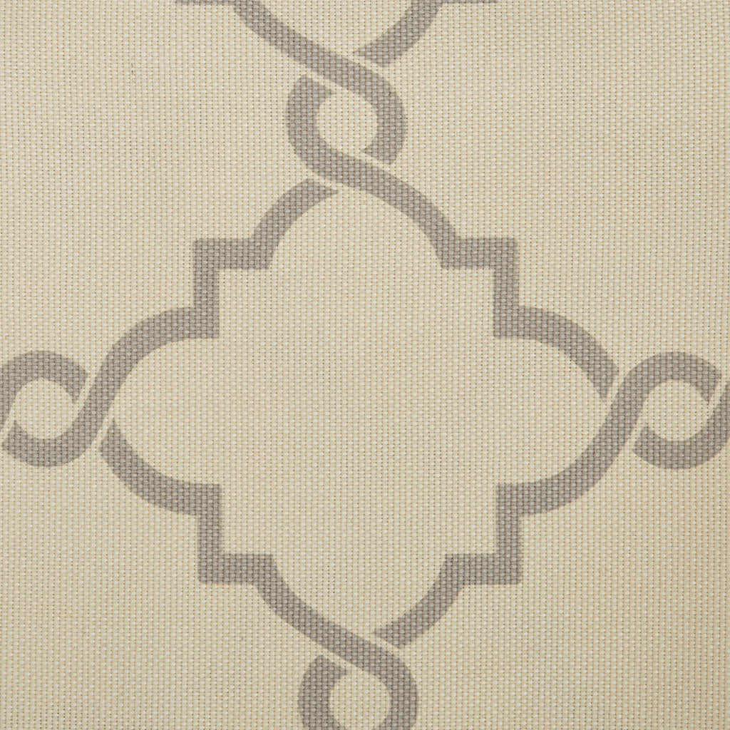 Fretwork Print Grommet Top Window Curtain Panel(Only 1 Pc Panel)