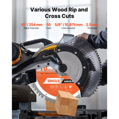Circular Saw Blade Wood Cutting Blade for Circular Saw 10 inch 50 Teeth