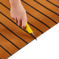Boat Flooring, EVA Foam Boat Decking 94.5" x 35.4", Non-Slip Self-Adhesive Flooring, 23.2 sq.ft Marine Carpet for Boats, Yacht, Pontoon, Kayak Decking