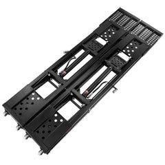 VEVOR Car Lift, 7,000 LBS Capacity Portable Car Lift, with Extended-Length Plates, 26.8" Max. Height, Heavy-duty Carbon Steel Truck Lift with 120V Power Unit, Auto Car Jack Lifts for Home Garage Shop