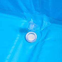 Foldable Dog Bathtub Elevated Light Blue Bathing Station for Small & Medium Pets
