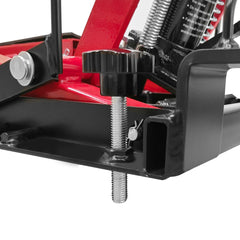 Hydraulic Motorcycle Lift Jack, 1500 LBS Capacity, ATV Scissor Lift Jack Portable Motorcycle Lift Table with 4 Casters, Hydraulic Foot-Operated Hoist Stand for Motorcycle ATV UTV Powersports