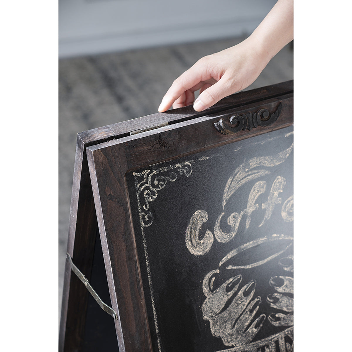 19.7x15.7x25.2" Tratteria Blackboard Stand