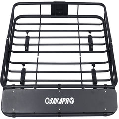 Rooftop Cargo Carrier Basket Motoring Roof Rack,Top Mount Roof Rack 43 black steel